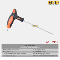Lục giác bi cầm tay chữ T 2mm Asaki AK-7951