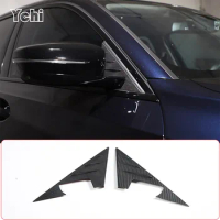 Real Carbon Fiber For BMW 3 Series G20 G28 2020-2023 Rearview Mirror Side Triangle Spoiler Trim Sticker Car Accessories