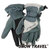 【SNOW TRAVEL 雪之旅】英國PORELLE防水全透氣薄手套 『 灰』AR-51