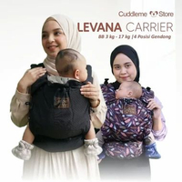 GENDONGAN BAYI - SSC M SHAPE ADJUSTABLE-CUDDLEME LEVANA MOTIF - Gendongan bayi SSC - Gendongan M Sha