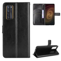 For ZTE Axon 20 5G Case classic Flip Luxury PU Leather Phone Case For ZTE Axon 20 5G A2121 Case Cover