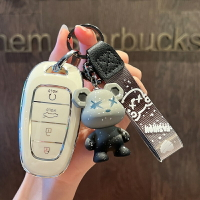 【優選百貨】適用 現代Hyundai鑰匙套 TUCSON L 汽車鑰匙保護套鑰匙套 鑰匙包