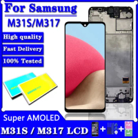 Super AMOLED For Samsung M31S M317 Lcd Display Touch Screen Digitizer Assembly Parts For Samsung M317F Display Screen