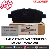 KAMPAS REM DEPAN / BRAKE PAD TOYOTA AVANZA TAHUN 2016 PN: 04465-YZZR8