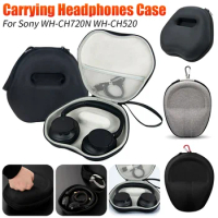 For Sony WH-CH720N WH-CH520 Wireless Headphones Case Hard EVA Case Bluetooth Headphone Carrying Bag Pouch Storage Bag Cover