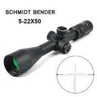 SCHMIDT BENDER 5-22x50 FFP Tactical Riflescope Optic Sight Long Eye Relief Rifle Scope Hunting Scopes For Airsoft Sniper Rifle