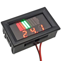 Đồng hồ điện áp đo acquy xe điện, pin lithium có mức pin (12v-60v) sac  binh