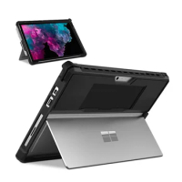 For Microsoft Surface Pro 9 8 7 6 5 4 7 PLus + For Surface GO 1 2 3 Protective Case Back Cover Case With Pen Holder Hand Strap