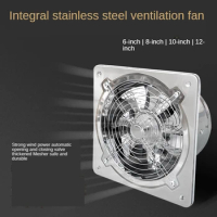 6/8inch Inline Duct Fan Air Ventilator Metal Pipe Ventilation Exhaust Fan Extractor Kitchen Wall Fan Blower Industrial Fan