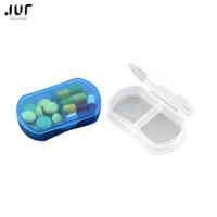 Top Quality 2 Grids Mini Cute Medicine Weekly Storage Pill 7 Day Tablet Sorter Box Container Case Organizer Health Care Pill Box