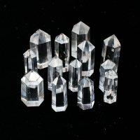 水晶原石天然白水晶柱擺件六邊形單尖六棱柱家居風水擺飾凈化