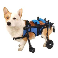 寵物四輪輔助推車狗狗殘疾車老年狗代步車小型犬康復行走輔助推車