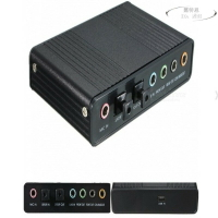 【限時免運】USB5.1音效卡 外置獨立光纖功放音箱 臺式機 筆記本 環繞DTS5.1家庭影院功放機