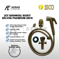 Paket Jet Shower/Bidet Minimalis Abs Chrome Silver merk ISCO