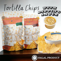 Tortilla Chips and Dips Snack / Kerepek Tortilla with Cream Cheese Nachos