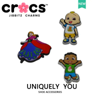 หัวเข็มขัดรองเท้า Jibbitz CROSS, เสน่ห์การ์ตูนน่ารักสำหรับเด็ก, ปุ่ม DIY