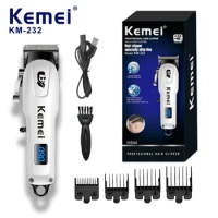 Kemei KM-232 electric hair clipper KM809A clippers clippers for men barbearia profissional acessorios