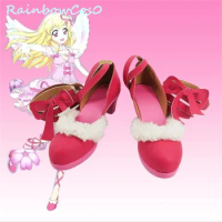 Hoshimiya Ichigo Aikatsu Cosplay Shoes Boots Game Anime Halloween Christmas Rainbowcos0 W3654