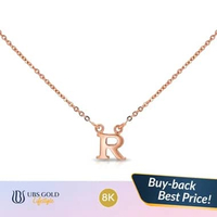 UBS Gold - Kalung Emas Alpha Cheri R - 8k - Kkv16056k Adj(39-42cm)-Rose Gold