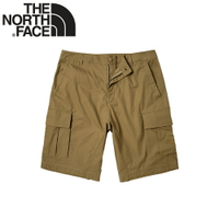 【The North Face 男 CARGO SHORT 短褲《卡其》】4U97/戶外休閒短褲/工作褲/五分褲/運動褲