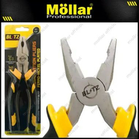BLITZ 1TCOE38-36 Tang Kombinasi Jepit Kawat Kabel Ferro-Nickel Plated Combination Pliers 8Inch