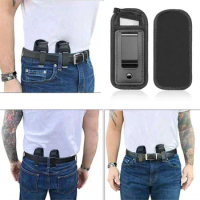 Single Double Magazine Pouch for 9mm .40 .45 .380 .357 Mag Holster Concealed Cary for Glock19 43 17 1911 S&amp;W M&amp;P Sig Sauer 1911