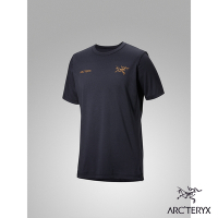 Arcteryx 始祖鳥 男 Captive Logo 短袖圓領衫 黑寶石