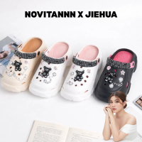 JIEHUA - TANIA SENDAL BAIM RANTAI SENDAL WANITA KARET SENDAL EVA ANTI SLIP ANTI LICIN SENDAL PEREMPU