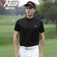 PGM 高爾夫服裝男士短袖t恤 golf純棉休閑男裝衣服夏季上衣