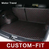 Special Custom fit car trunk mat for Volkswagen CC Golf Jetta Passat Tiguan Touareg 3D car styling rugs carpet cargo rug liner