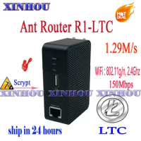 Wireless Router with LTC miner WiFi Repeater BITMAIN R1 LTC miner 1.29M scrypt .Smaller than antminer miner L3+ A4+ A6 S9 Z9 DR3