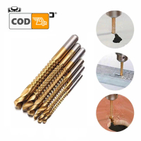 Mata Bor Power Drill HSS 6 Pcs Potong Gergaji Kayu Plastik Besi Multifungsi