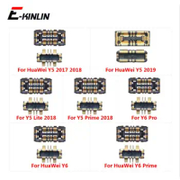 2pcs Battery Socket Inner Connector Panel For HuaWei Y5 Lite Y6 Pro Prime 2017 2018 2019 Battery Holder Clip On Board Flex