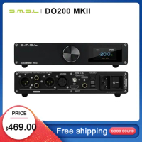 SMSL DO200 MKII Audio DAC ES9068AS*2 XMOS XU316 Bluetooth 5.1 CD Decoder MQA Full Decoding OPA1612*5 op amp DSD512 768KHZ 32Bit