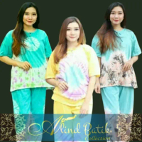 Setelan Baju Santai Celana Panjang Wanita Bahan Kaos Adem / Baju Tidur Wanita Celana Panjang/ Babydo