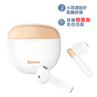 Baseus AirNora TWS V5.0 小耳道設計 防丟定位 真無線藍牙耳機 台灣公司貨 (經典白)