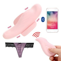Invisible C String Vibrating Panties G-spot Massage Bluetooth APP Clitoris Stimulator 12 Speeds Wireless Remote Control