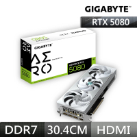 【GIGABYTE 技嘉】組合★白色 GeForce RTX 5080 AERO OC SFF 16G 顯示卡(V+UD850GM+B850+360+C500)
