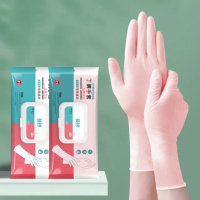【茉家】丁腈材質抽取式強效防護丁晴手套(3組)