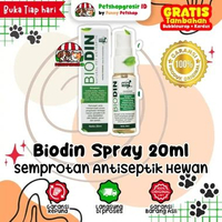 Biodin Antiseptik (Spray 20ml) - Antiseptik Hewan