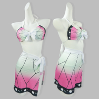 Anime Demon Slayer agatsuma zenitsu cosplay Áo Tắm Kamado nezuko kanroji mitsuri cosplay đồ bơi Phụ