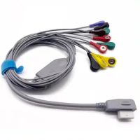 Compatible CT-083S CT-086S 10 lead Beneware ECG holter cable