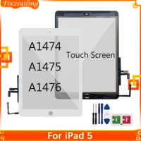 For iPad 5 A1474 A1475 A1476 Touch Screen Digitizer Front Glass Panel Replacement For ipad 5 Air 1 Touch Screen