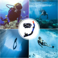 [Hot] Waterproof Underwater Snorkeling Mask Breathing Safe Women Diving Suit Anti Fog No Leaking Swi