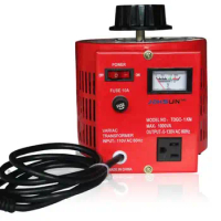 TDGC2 1KVA Single phase manual regulator input 110V power converter variac 1000W Contact voltage regulator output 0-130V