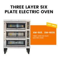 380v 1770*1030*1745mm Electric Vertical Oven Control Board Drying Three Layer Nine Plate Electric Oven