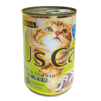 【Seeds 聖萊西】US CAT愛貓超值大餐罐-鮪魚+吻仔魚(400gX24罐)