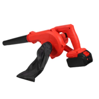 Cordless Leaf Blower Dust Removal Air Blower 20V 3000mAh Rechargeable Electric Blower Large Power Industrial Dust Blowing Tool
