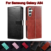 Wallet Case For Samsung Galaxy A54 Cover Funda Para Etui Na Telefony Samsung Galaxy A54 A34 A24 A14 4G 5G Phone Cases Capa Etui