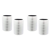 4 Pcs Replacement Filter For Blueair Blue Pure 411,411+ &amp; Mini Air Purifier,HEPA &amp; Activated Carbon Composite Filter